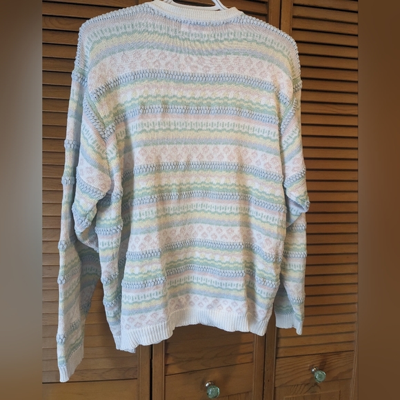 Twik VTG Knitted Pastel Button Down Sweater - Picture 2 of 5